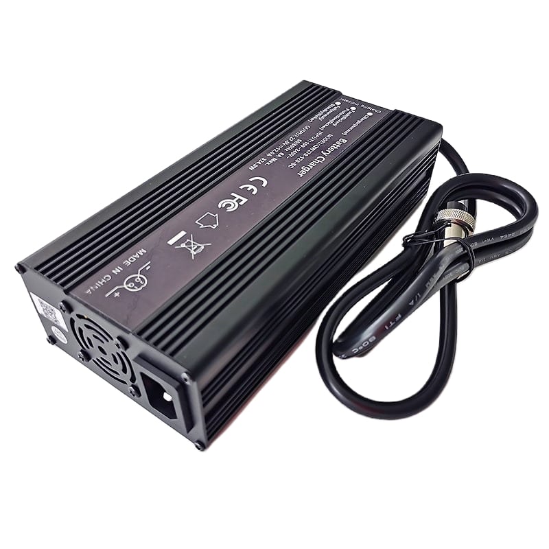 600W battery Charger 48V 7a 8a 9a 10a Portable Charger for SLA / AGM / VRLA / GEL Lead Acid Batteries Output 58.8V 10a with PFC
