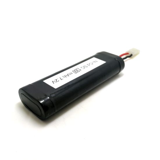 7.2V 1300mAh high discharge rate 10C SC Ni-Cd Rechargeable Battery Pack for High Speed Racing