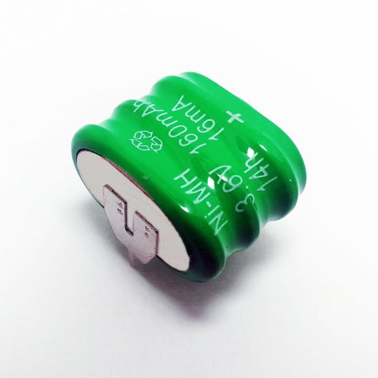 2-Pack 3.6V 160mAh Ni-MH Rechargeable Button Cell Batteries For PLC Data Backup 8 thumbnail image