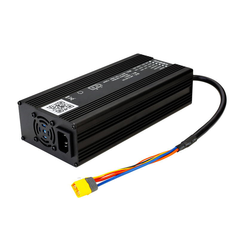 thumbnail image 2 of 42V 10A Lithium Battery Charger - For 10S 36V Batteries With XT60 Plug & Aluminum Case 2 of 9