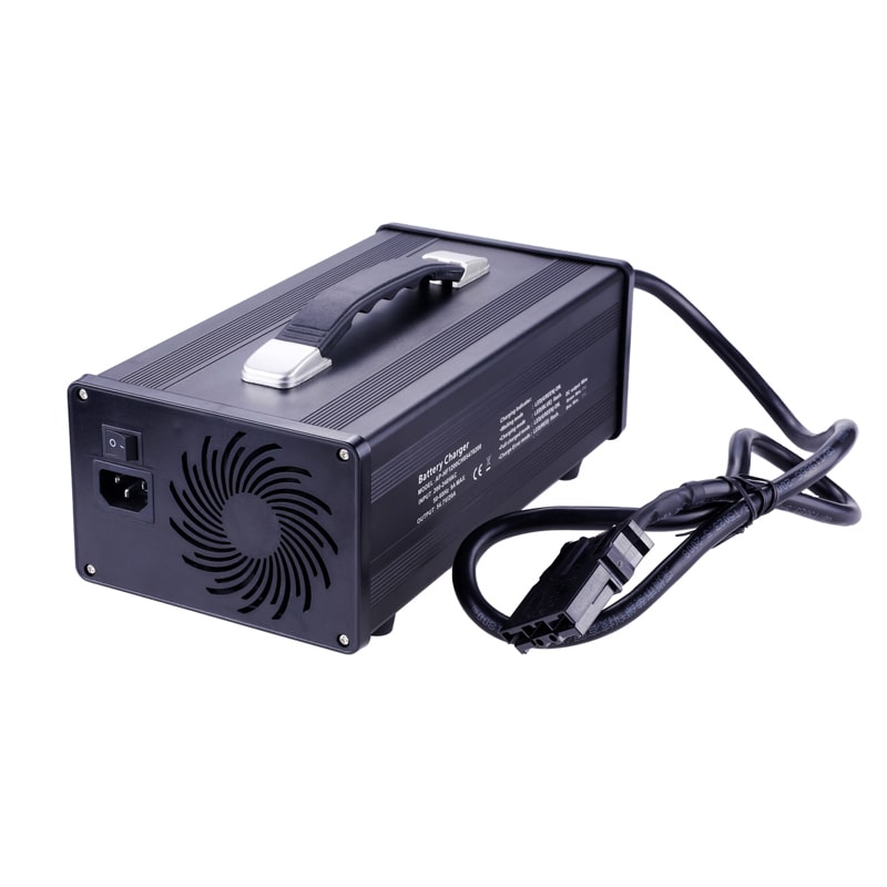 Factory Direct Sale DC 72V 73V 12a 900W charger for 20S 60V 64V LiFePO4 battery pack with CANBUS communication protocol