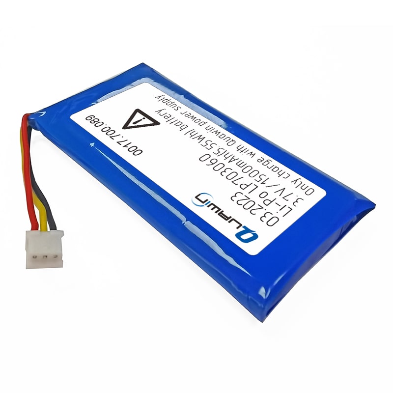 1S 703060 3.6V 3.7V 1500mAh rechargeable lithium polymer battery pack with BMS For medical equipment