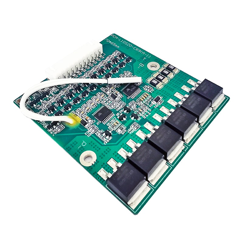 5s 6s 7s 8s 9s 10s 20a BMS for 36V 37V Li-ion/Lithium/Li-Polymer 30V 32V LiFePO4 Battery Pack Size L70*W65mm*T9mm (PCM-L10S20-C89)