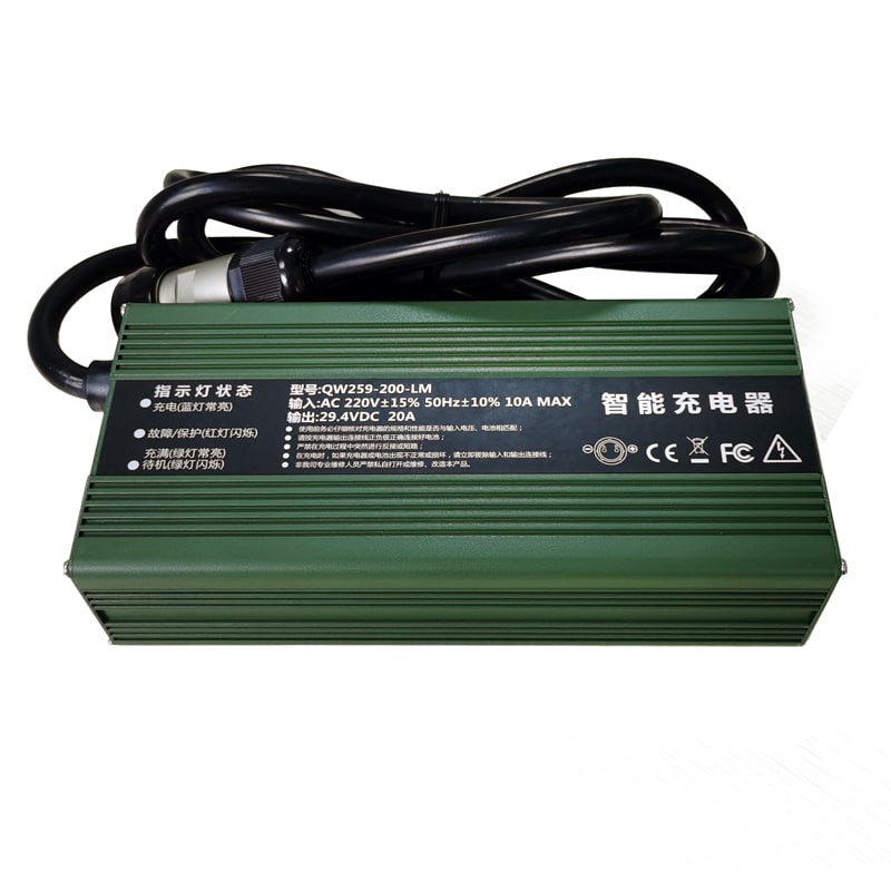 7S 24V 25.2V 25.9V 15a 20a 600W Military-Quality Battery Charger DC 29.4V 15a 20a for lithium ion batteries Pack Smart fast charger