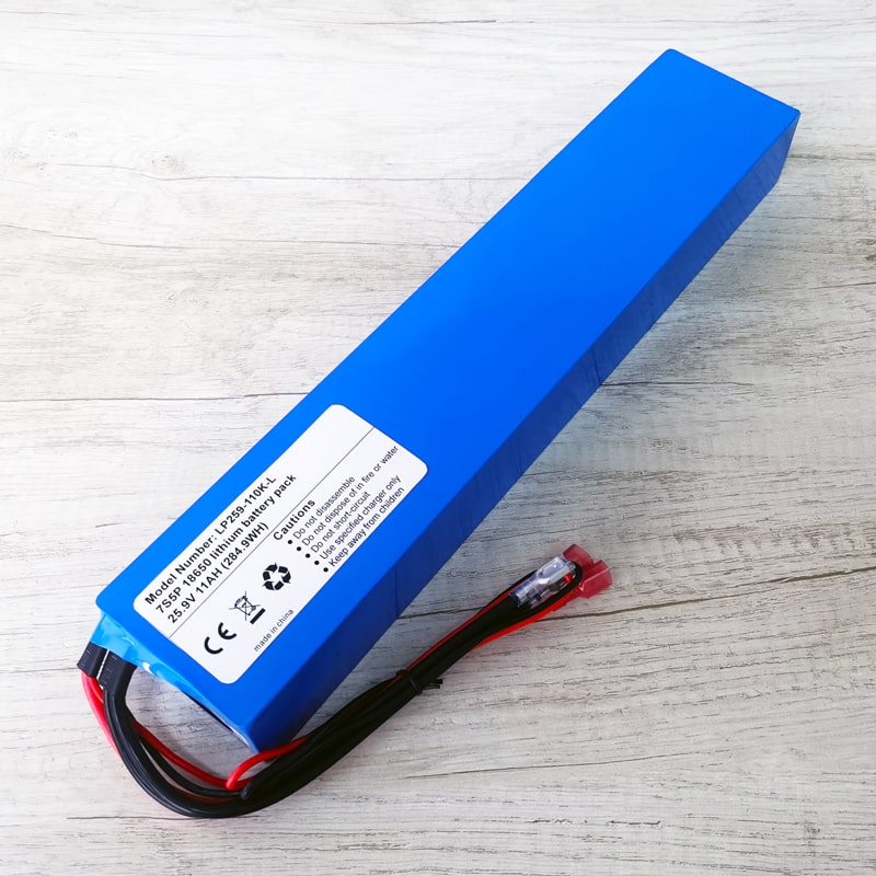 7S5P 24V 25.9V 18650 11000mAh/11Ah High rate discharge rechargeable lithium ion battery pack with Motorized bicycle