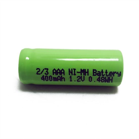 Flat Top 1.2V 2/3AAA NiMH Rechargeable Battery(400mAh)
