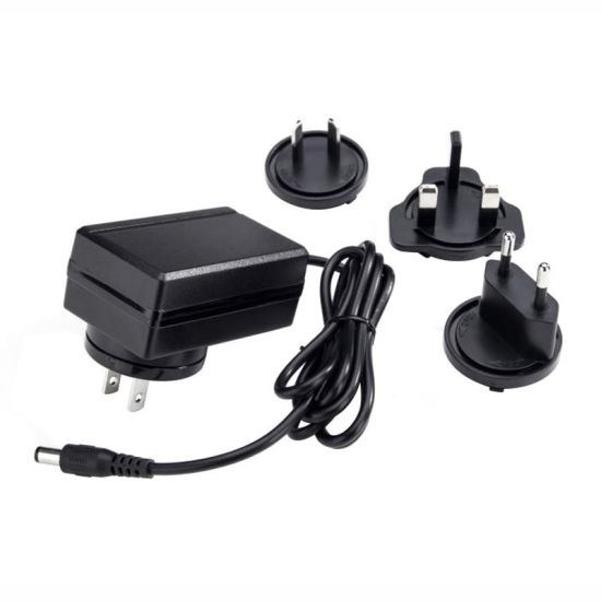New products interchangeable plug Adapter EU/US/UK/AU/CN standard 9V 3a 30W power supply