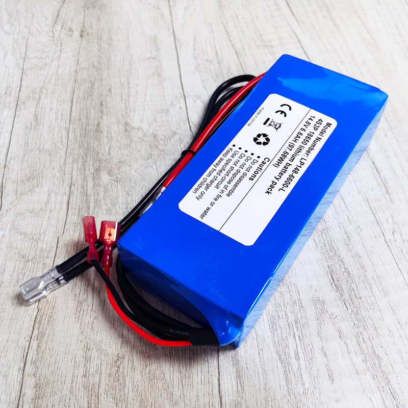 4S3P 12V 14.4V 14.8V 18650 6600mAh/6.6Ah High rate discharge rechargeable lithium ion battery pack with PCM and connectors