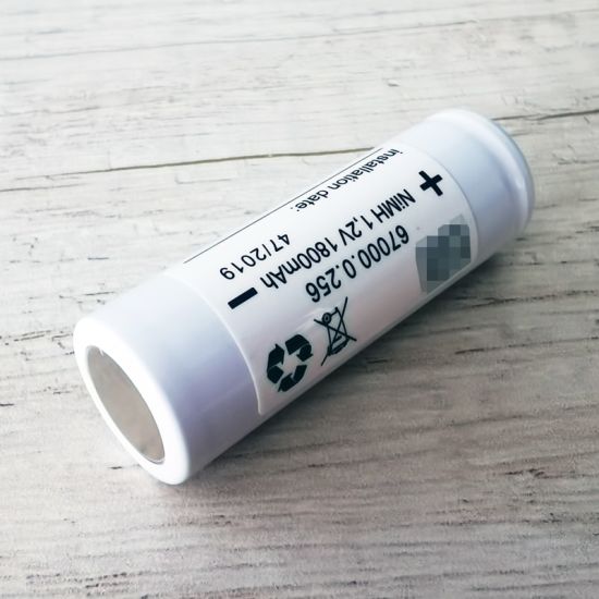 Flat Top 1.2V Size A Ni-MH Rechargeable High Temperature Battery (1800mAh)