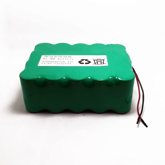 24V 7000mAh Size D Ni-MH Rechargeable Battery Pack for Signal lamp