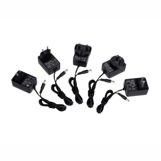 New products interchangeable plug Adapter EU/US/UK/AU/CN standard 5V 2a 12W power supply