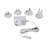 New products interchangeable plug Adapter EU/US/UK/AU/CN standard 5V 1.5a 12W power supply