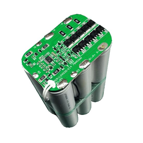 3s/4s 20A PCM BMS for 14.4V 14.8V Li-ion/Lithium/ Li-Polymer 12V 12.8V LiFePO4 Battery Pack Size L78*W52*T5mm (PCM-L04S20-E14)