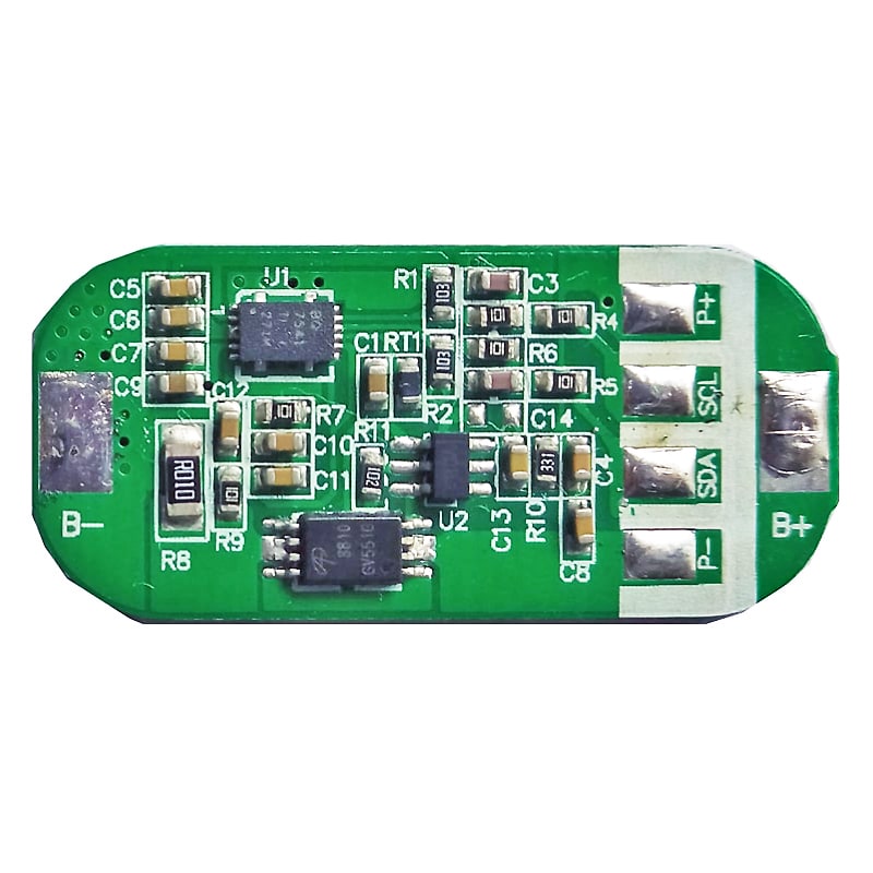 1s 3a BMS for 3.6V 3.7V Li-ion/Lithium/Li-Polymer 3V 3.2V LiFePO4 Battery Pack with I2C Protocol Size L35*W16*T4mm (PCM-L01S03-D05)