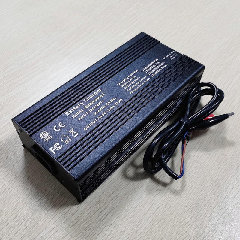 Factory Direct Sale 86.4V 87.6V 4a 360W charger for 24S 72V 76.8V LiFePO4 battery pack with Waterproof IP54 IP56
