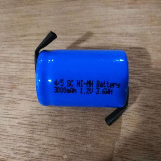 1.2V Sc NiMH Rechargeable Battery with Soldering Lugs (3000mAh)