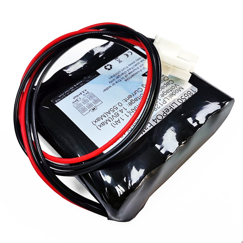 4S1P 18650 12V 12.8V 1100mAh rechargeable LiFePO4 power battery pack For Power tool