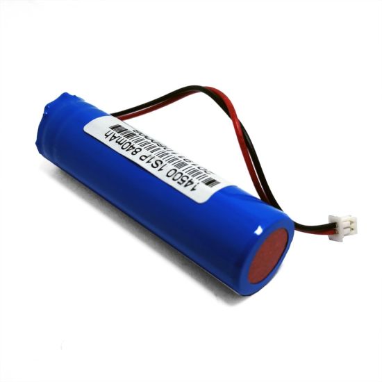 3.6V 3.7V 14500 840mAh Rechargeable AA Lithium Ion Battery Pack with PCM and Connector